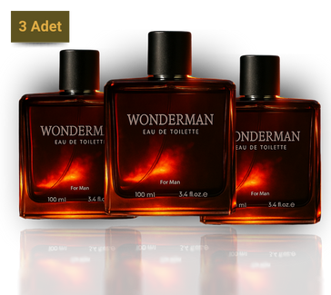 3 ADET WONDERMAN AFRODİZYAKLI PARFÜM
